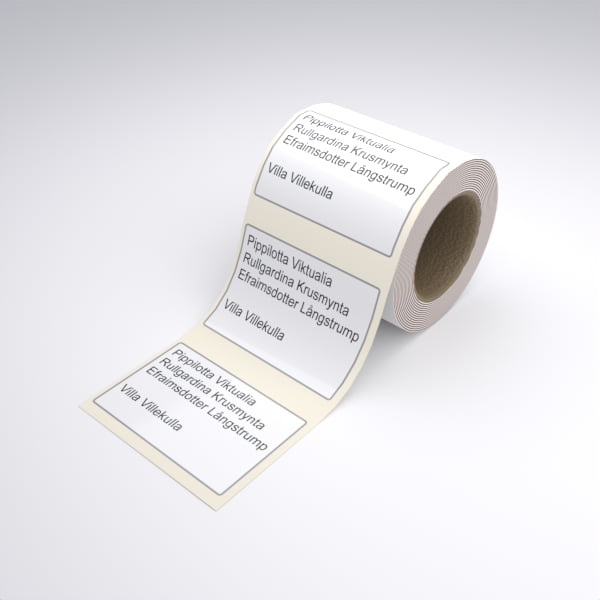 Etichette per indirizzi